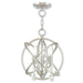 Livex Lighting - 40903-91 - Three Light Mini Chandelier/Ceiling Mount - Aria - Brushed Nickel