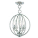 Livex Lighting - 40913-05 - Three Light Mini Chandelier/Ceiling Mount - Arabella - Polished Chrome