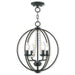 Livex Lighting - 40914-92 - Four Light Mini Chandelier/Ceiling Mount - Arabella - English Bronze