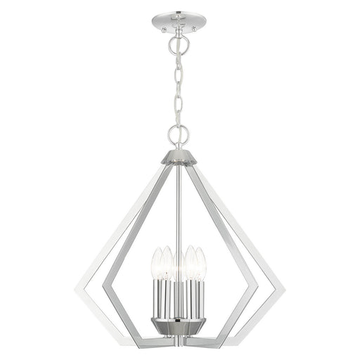 Livex Lighting - 40925-05 - Five Light Chandelier - Prism - Polished Chrome