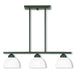 Livex Lighting - 4226-92 - Three Light Linear Chandelier - Somerset - English Bronze