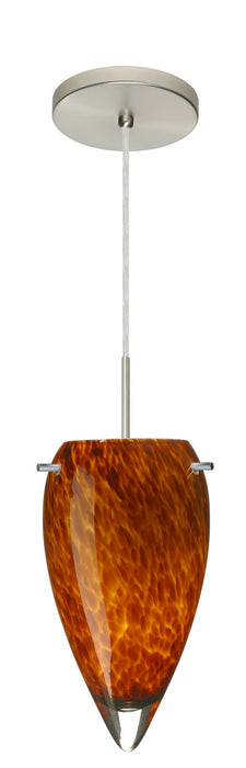 Besa - 1JT-412518-LED-SN - One Light Pendant - Juli - Satin Nickel