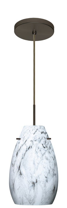 Besa - 1JT-4126MG-LED-BR - One Light Pendant - Pera - Bronze