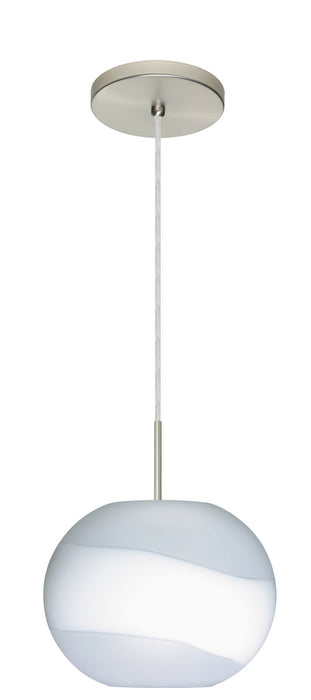 Besa - 1JT-477699-LED-SN - One Light Pendant - Luna - Satin Nickel