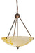 Meyda Tiffany - 149071 - Two Light Inverted Pendant - Corinth - Custom,Mahogany Bronze