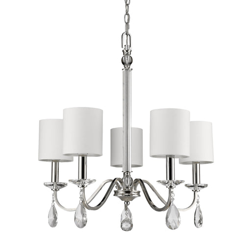 Acclaim Lighting - IN11052PN - Five Light Chandelier - Lily - Polished Nickel