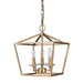 Acclaim Lighting - IN11131AG - Three Light Pendant - Kennedy - Antique Gold