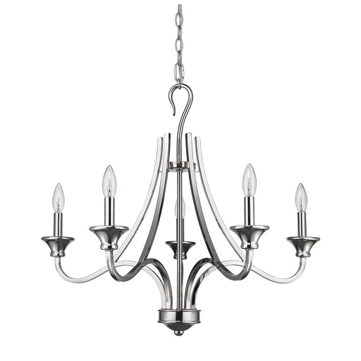 Acclaim Lighting - IN11255PN - Five Light Chandelier - Michelle - Polished Nickel