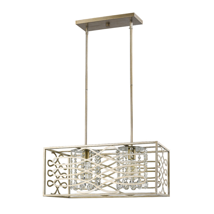 Acclaim Lighting - IN21061WG - Two Light Pendant - Brax - Washed Gold