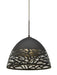 Besa - 1JT-KIEVBK-LED-BR - One Light Pendant - Kiev - Bronze