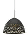 Besa - 1JT-KIEVBK-LED-SN - One Light Pendant - Kiev - Satin Nickel
