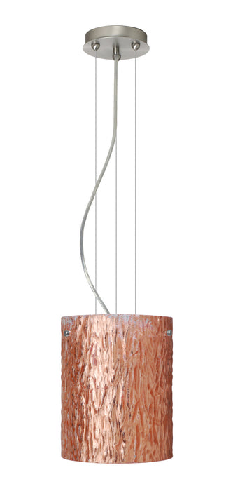 Besa - 1KG-4006CS-SN - One Light Pendant - Tamburo - Satin Nickel