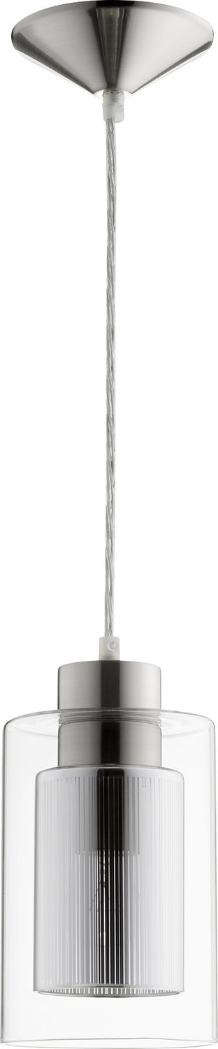 Quorum - 882-3765 - One Light Pendant - Satin Nickel