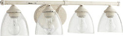 Quorum - 5150-4-70 - Four Light Vanity - Brooks - Persian White w/ Clear/Seeded