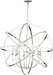 Quorum - 6009-8-62 - Eight Light Chandelier - Celeste - Polished Nickel