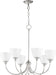 Quorum - 6109-6-62 - Six Light Chandelier - Celeste - Polished Nickel