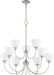 Quorum - 6109-9-62 - Nine Light Chandelier - Celeste - Polished Nickel
