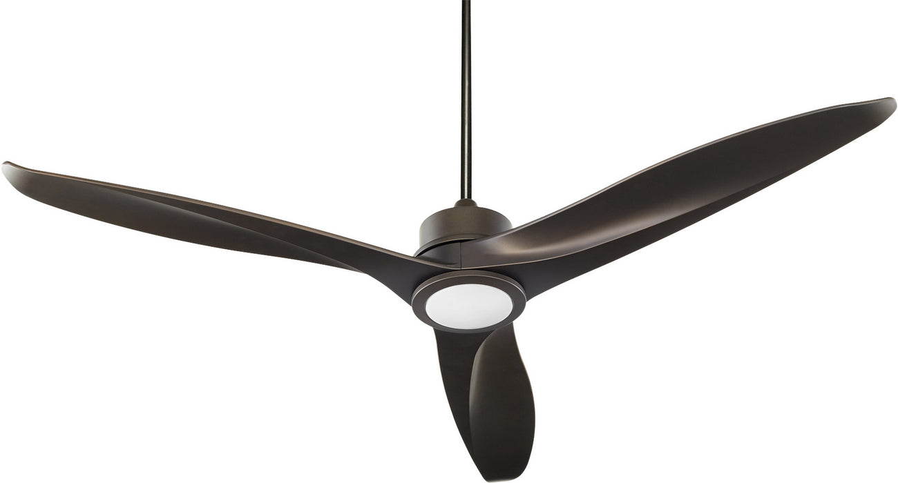 60``Ceiling Fan from the Kress collection in Oiled Bronze finish