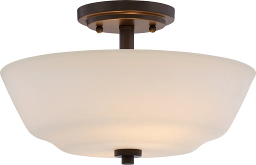 Nuvo Lighting - 60-5906 - Two Light Semi Flush Mount - Willow - Forest Bronze