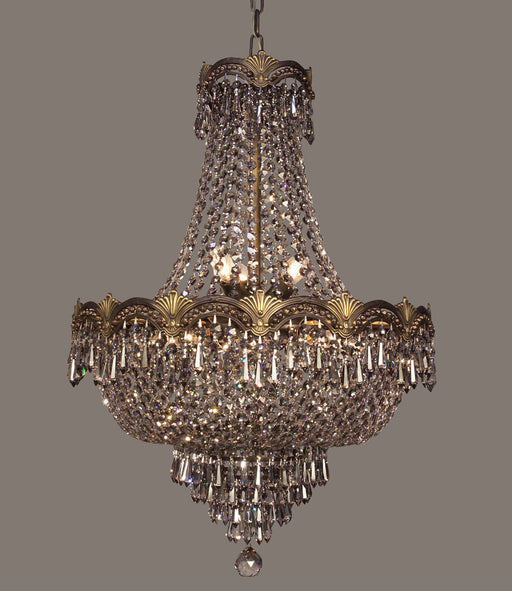 Classic Lighting - 1855 RB SMK - Eight Light Chandelier - Regency II - Roman Bronze
