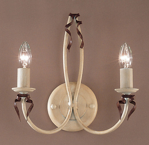 Classic Lighting - 3652 IB - Two Light Wall Sconce - Belluno - Ivory-Brown