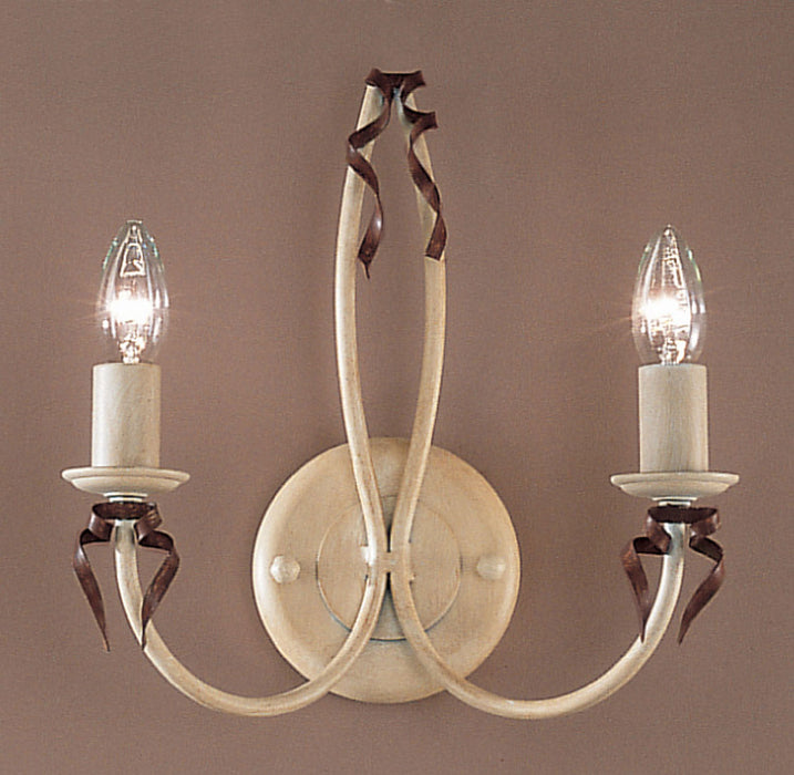 Classic Lighting - 3652 IB - Two Light Wall Sconce - Belluno - Ivory-Brown