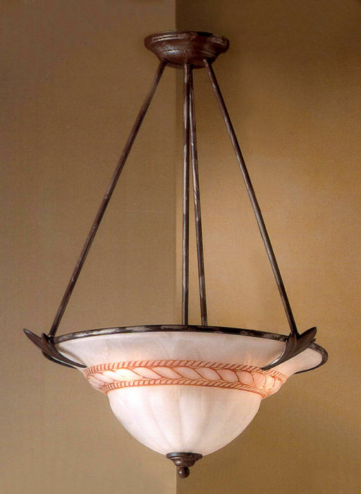 Classic Lighting - 40403 BZ - Three Light Pendant - Roma - Bronze