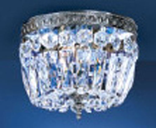 Classic Lighting - 52208 MS I - Two Light Flush/Semi-Flush Mount - Crystal Baskets - Millennium Silver
