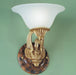 Classic Lighting - 55051 SBS - One Light Wall Sconce - Queen Isabela - Satin Bronze w/ Sienna Patina