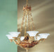 Classic Lighting - 55056 SBS - Six Light Chandelier - Queen Isabela - Satin Bronze w/ Sienna Patina