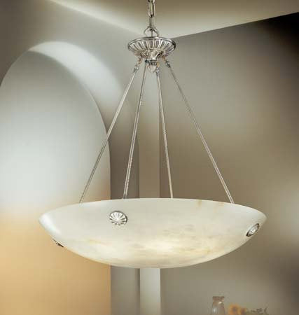 Classic Lighting - 56000/30 SO - Six Light Pendant - Alhambra - Silver Oxide