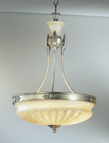 Classic Lighting - 56324 BBZ - Three Light Pendant - Marie Antoiniette - Brushed Bronze