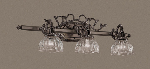 Classic Lighting - 57367 AGB - Three Light Vanity - Majestic - Aged Bronze