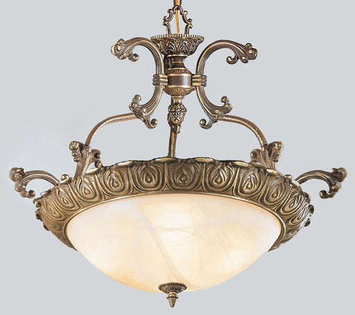 Classic Lighting - 68523 RB - Four Light Pendant - Montego Bay - Roman Bronze