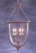 Classic Lighting - 7906 WC - Six Light Pendant - Asheville Lanterns - Weathered Clay