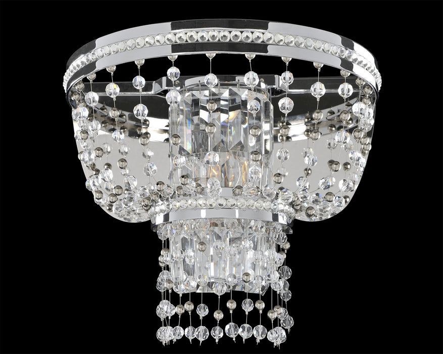 Allegri - 020320-010-FR001 - Two Light Wall Bracket - Capri - Chrome