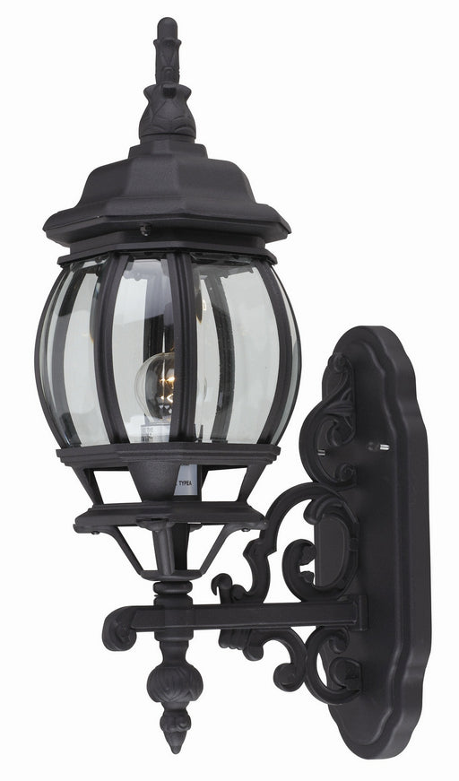 Trans Globe Imports - 4050 BK - One Light Wall Lantern - Francisco - Black