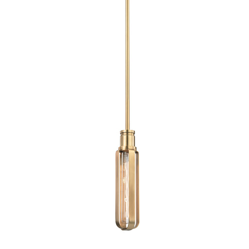 Hudson Valley - 1090-AGB - One Light Pendant - Red Hook - Aged Brass
