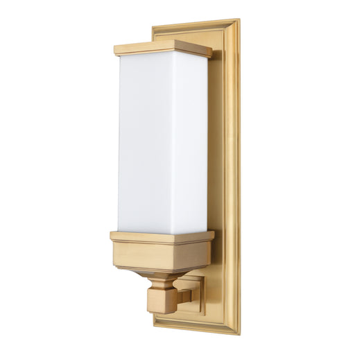 Hudson Valley - 471-AGB - One Light Wall Sconce - Everett - Aged Brass