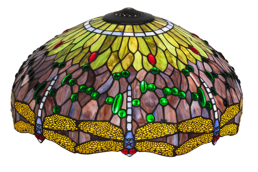 Meyda Tiffany - 16943 - Shade - Tiffany Hanginghead Dragonfly - Craftsman Brown