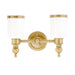 Hudson Valley - 6302-AGB - Two Light Bath Bracket - Chatham - Aged Brass