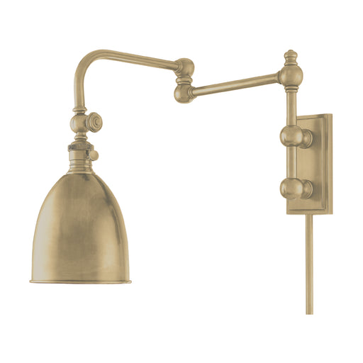 Hudson Valley - 771-AGB - One Light Wall Sconce - Roslyn - Aged Brass