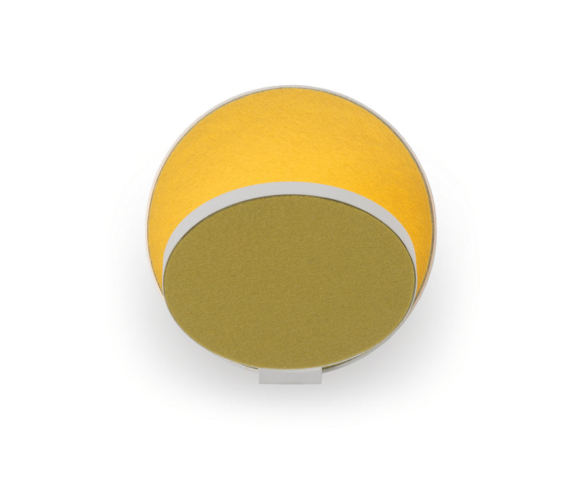 Koncept - GRW-S-MWT-HDF-HW - LED Wall Sconce - Gravy - Matte White, Honeydew Felt