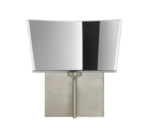 Besa - 1SW-6773MR-SN-SQ - One Light Wall Sconce - Groove - Satin Nickel