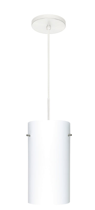 Besa - 1VT-412007-LED-WH - One Light Pendant - Tondo - White