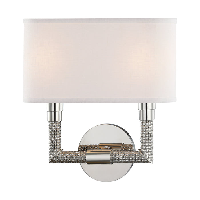 Hudson Valley - 1022-PN - Two Light Wall Sconce - Dubois - Polished Nickel