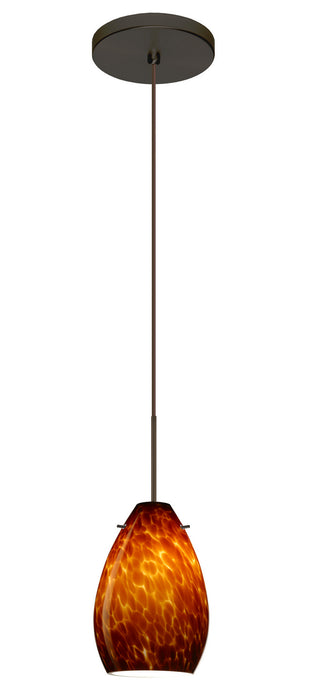 Besa - 1XT-171318-LED-BR - One Light Pendant - Pera - Bronze