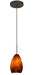 Besa - 1XT-171318-LED-BR - One Light Pendant - Pera - Bronze