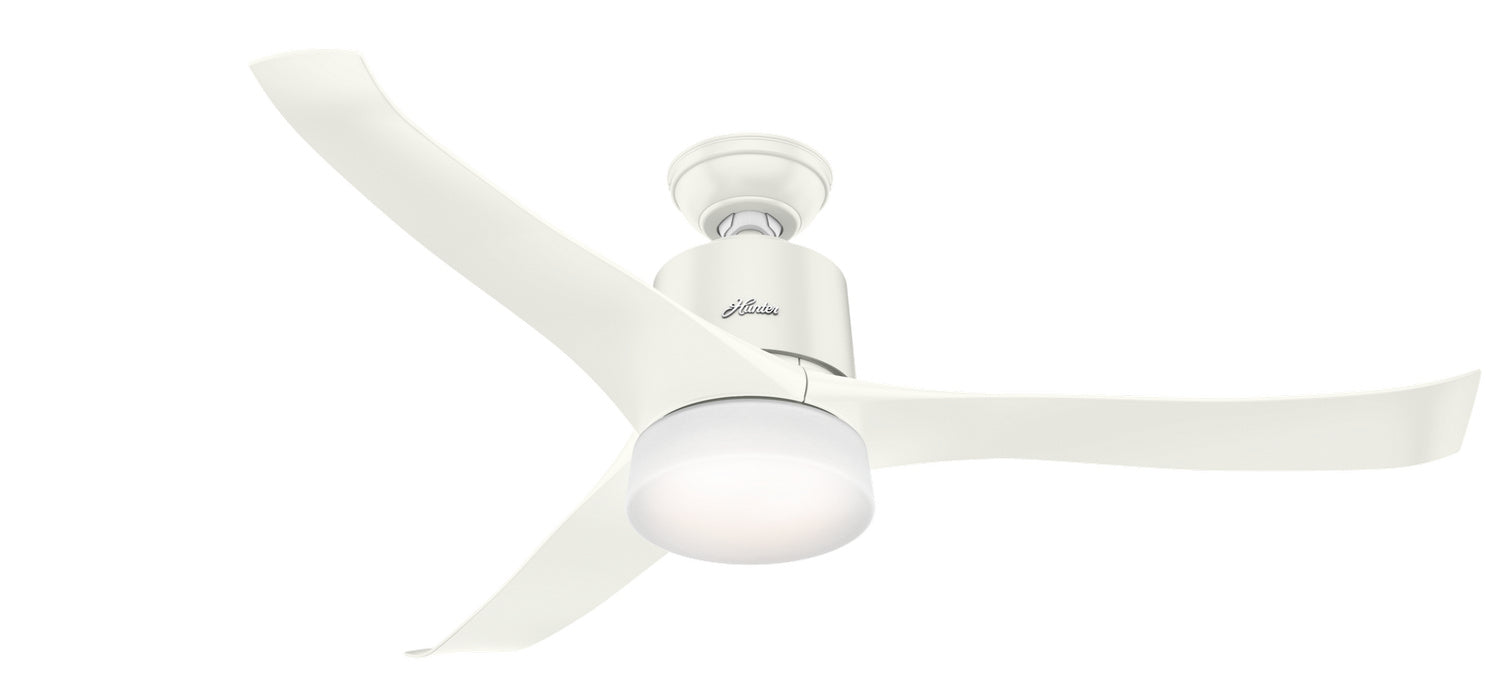 Hunter 54" Symphony Ceiling Fan with LED Light Kit and Handheld Integrated Control System