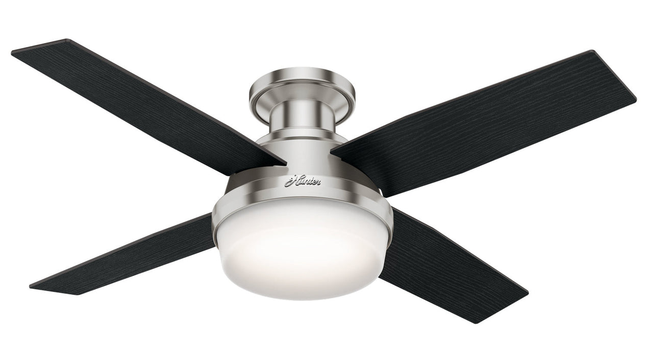 Hunter 44" Dempsey Interior Ceiling Fan with LED Light Kit and Handheld Remote
